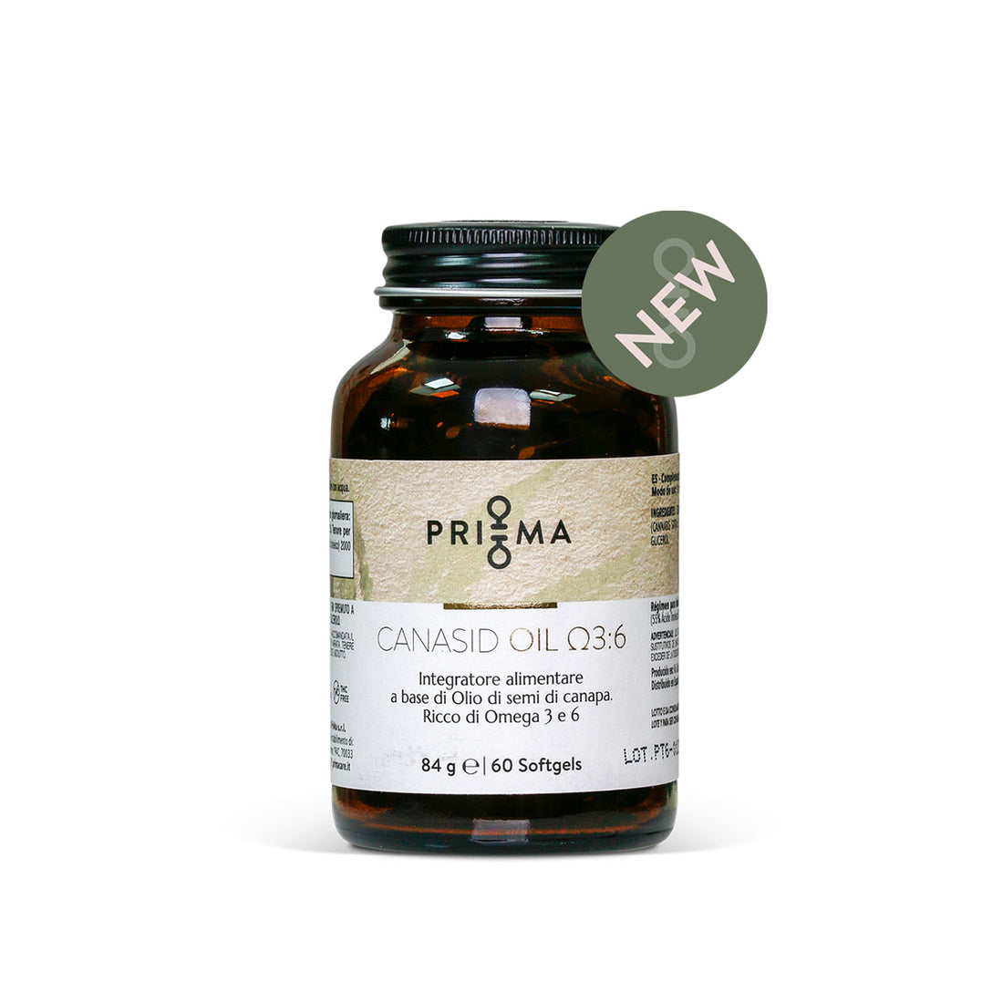 CANASID OIL Ω3:6 – Omega3 and Omega6 hemp oil pearls – PRIMA CARE