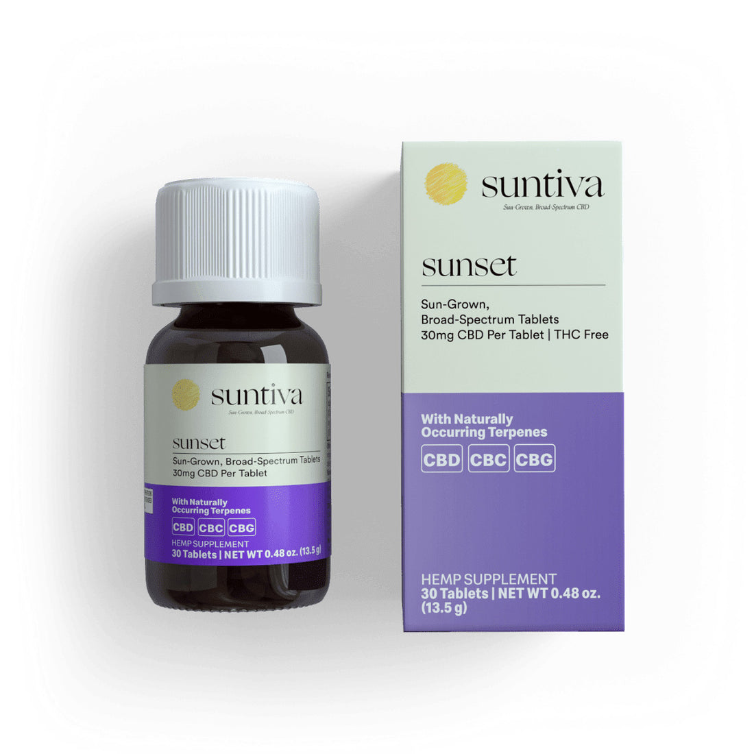 CBD tablets Sunset 30 mg/cpr 